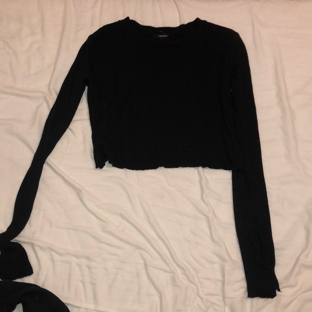 cropped long sleeve Shirt